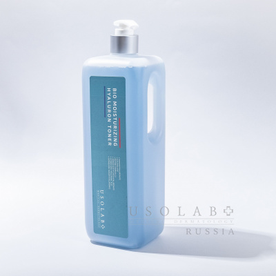 USOLAB Bio Moisturizing Hyaluron Toner, Тонер на основе ГК и полипептидов, 1 л