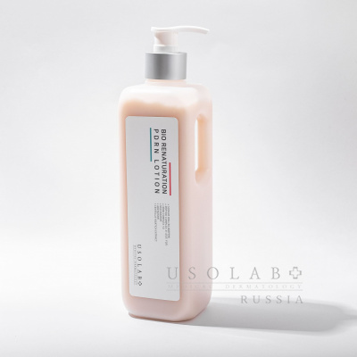 USOLAB Bio Renaturation PDRN Lotion, Обновляющая эмульсия для лица на основе ПДРН и пептидов, 500 мл