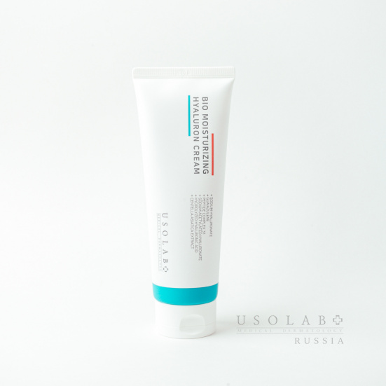 USOLAB Bio Moisturizing Hyaluron Cream, Крем для лица увлажняющий пептидный,250 мл