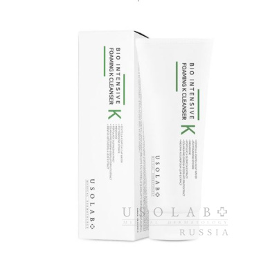 USOLAB Bio Intensive Foaming K Cleanser, Гель для умывания с витамином К, 120 мл