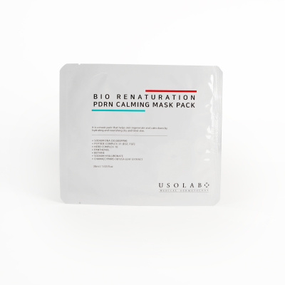 USOLAB Renaturation Repair Mask Pack,Маска на основе ПДРН и полипептидного комплекса,30мл,1 шт