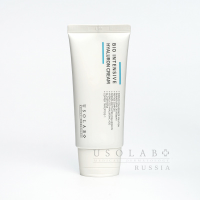 USOLAB Bio Intensive Hyaluron Cream, Крем для лица увлажняющий пептидный, 50 мл