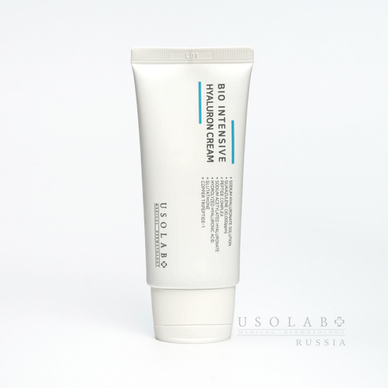 USOLAB Bio Intensive Hyaluron Cream, Крем для лица увлажняющий пептидный, 50 мл