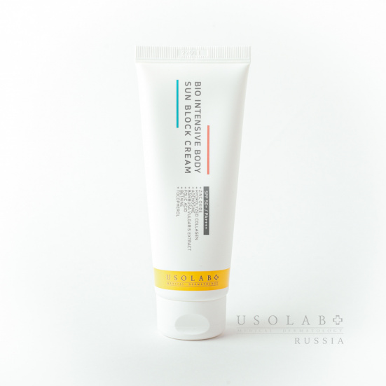 USOLAB  Bio Intensive Body Sun Block Cream, Солнцезащитный крем для тела, 120 мл