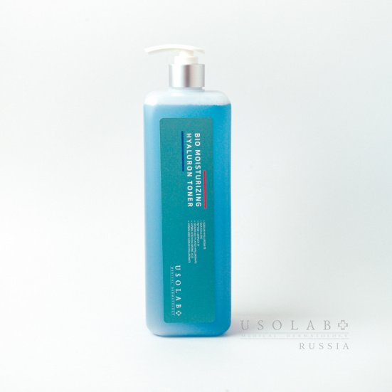 USOLAB Bio Moisturizing Hyaluron Toner, Тонер на основе ГК и полипептидов, 1 л