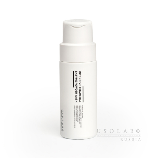 USOLAB  Intensive Charcoal Enzyme Powder Wash, Энзимная пудра детокс, 50 гр