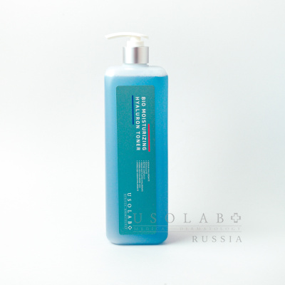 USOLAB Bio Moisturizing Hyaluron Toner, Тонер на основе ГК и полипептидов, 1 л