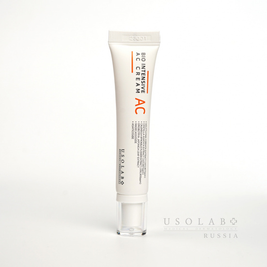 USOLAB Bio Intensive AC Cream, Крем для лица для чувствительной и склонной к жирности кожи,15 мл