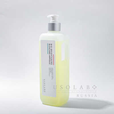 USOLAB Bio Brightening Bleaching Ampoule, Ампульная сыворотка для выравнивания тона кожи, 500 мл