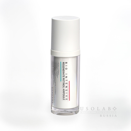 USOLAB Bio Intensive Regenerate Retinol Ampoule,Липосомо-экзосомная сыворотка с ретинолом и ПДРН30мл