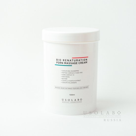 USOLAB Bio Renaturation Pdrn Massage Cream, Обновляющий массажный крем, 1 л