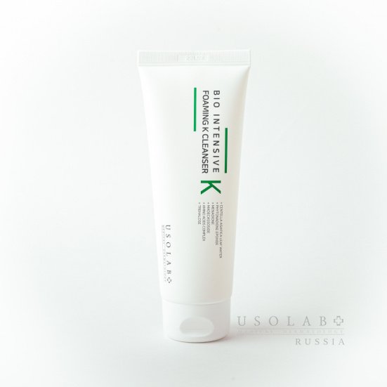 USOLAB Bio Intensive Foaming K Cleanser, Гель для умывания с витамином К, 120 мл